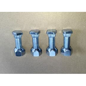 4pcs Front Wheel Hub Lug Bolts or Rear Brake Drum Studs with 1/2-20 Thread Lug Nuts Replacement for Many EZGO G/E Golf Carts 1982+ in Saudi Arabia