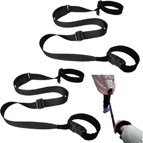2PCS Adjustable Anti-Lost Wrist Strap, Velvet Lining on Both Wrists Prevents Chafing, 59Inch Parent-Child Safety Leash for Autism ADHD Special Needs, Travel Shopping Airport Zoo Park in Saudi Arabia