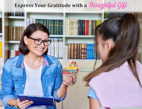 Teacher Appreciation Gifts - End of The Year Teacher Gifts for Women Best Teacher Retirement Gifts Appreciation Teacher Paperweight Keepsake Thank You Gifts for Daycare Teachers from Students in Kuwait