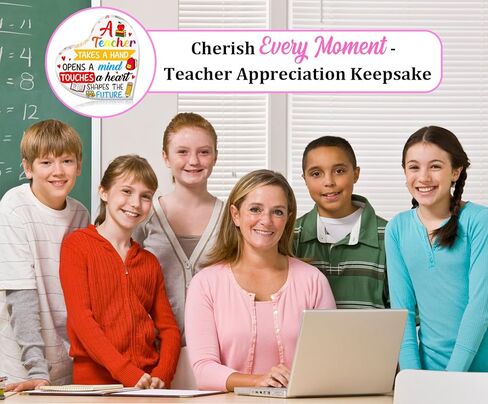 Teacher Appreciation Gifts - End of The Year Teacher Gifts for Women Best Teacher Retirement Gifts Appreciation Teacher Paperweight Keepsake Thank You Gifts for Daycare Teachers from Students in Kuwait