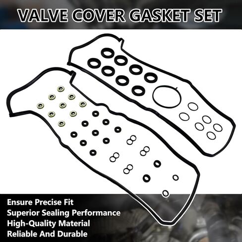 Engine Valve Cover Gasket Set VS50592R for 1998-2009 Toyota Tundra 4Runner Land Cruiser Sequoia Lexus GS400 GS430 GX470 LS400 LS430 LX470 SC400 SC430 4.0L 4.3L 4.7L, 0361864 0361863 VS50343 in Saudi Arabia