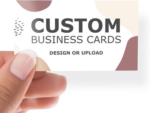 GotPrint 2"x3.5" Custom Business Cards, Upload Your Own Logo or Photo, Personalized Glossy Cards for Small Businesses, 500 Qty in Saudi Arabia