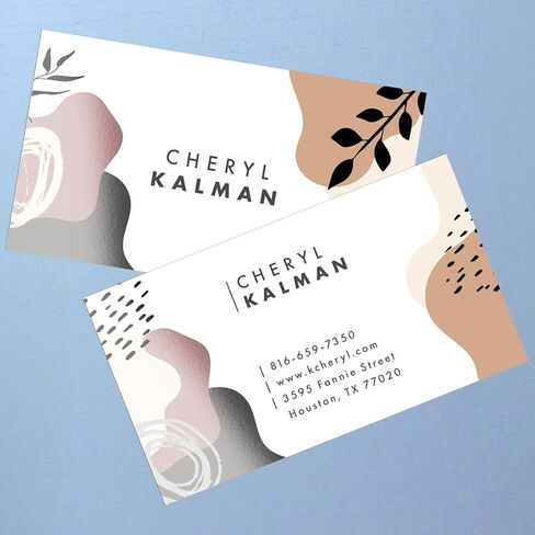 GotPrint 2"x3.5" Custom Business Cards, Upload Your Own Logo or Photo, Personalized Glossy Cards for Small Businesses, 500 Qty in Saudi Arabia