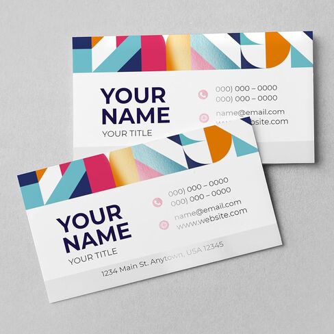 GotPrint 2"x3.5" Custom Business Cards, Upload Your Own Logo or Photo, Personalized Glossy Cards for Small Businesses, 500 Qty in Saudi Arabia