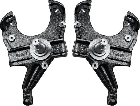 Front 3" in Lowering Drop Spindles Steering Knuckle Suspension Kit Fits 1.25" Rotor 2WD for Chevrolet C-10/R10 Suburban/R1500/R1500 Suburban 1973-1991 for GMC C1500/C1500 Suburban 1985-1986 in Saudi Arabia