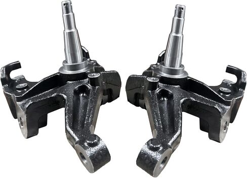 Front 3" in Lowering Drop Spindles Steering Knuckle Suspension Kit Fits 1.25" Rotor 2WD for Chevrolet C-10/R10 Suburban/R1500/R1500 Suburban 1973-1991 for GMC C1500/C1500 Suburban 1985-1986 in Saudi Arabia