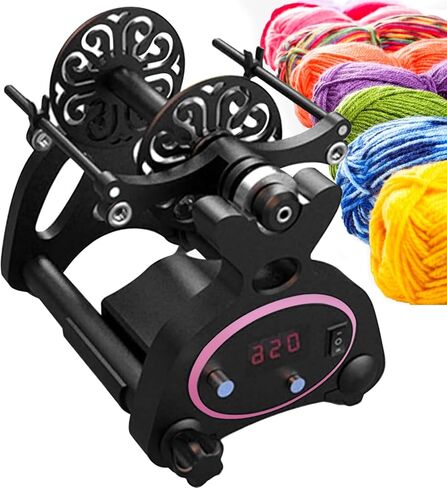 12V Electric Spinning Machine, 800RPM Adjustable Speed, Forward/Reverse, Dual Spool 120g/240g for Wool, Silk, Fiber - Perfect for DIY Crafts and Textiles in Saudi Arabia