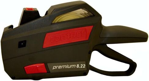 HPILISH Label Gun، Contact Premium Model 8.22، يطبع سطرًا واحدًا، 8 أحرف in Kuwait