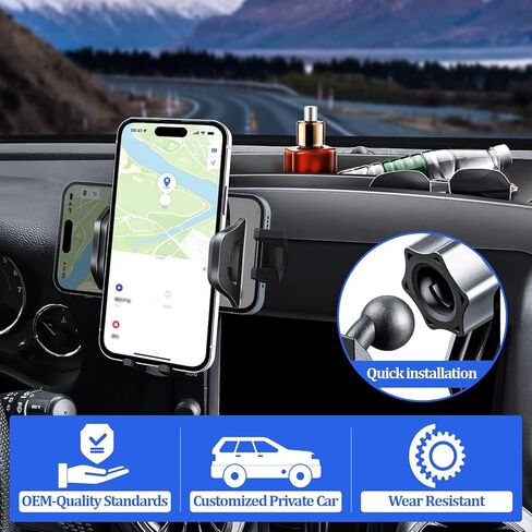 Dashboard Storage Box with Phone Mount for Jeep Wrangler JK JKU 2011-2018, Multi-Mount Dash Tray Organizer, Rugged & Non-Slip Universal Phone Holder(Not for JL/JLU/JT) in Saudi Arabia