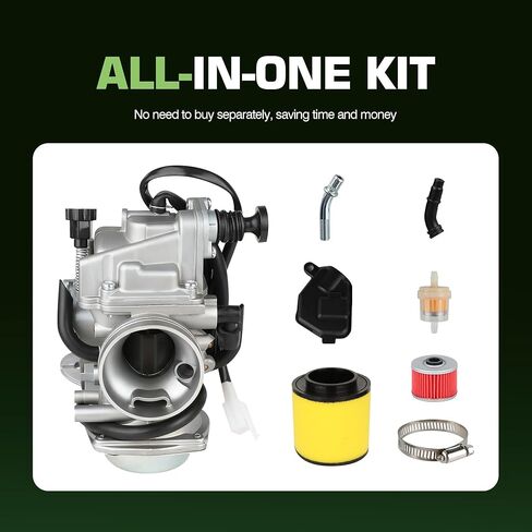 Carburetor Carb Kit for Honda Rancher TRX350ES TRX350FE TRX350FM TRX350TE TRX350TM, TRX350 TRX350FW Fourtrax, TRX450FE TRX450FM TRX450S TRX450ES TRX400FW Foreman, ATC250SX 1985-2006 in Saudi Arabia