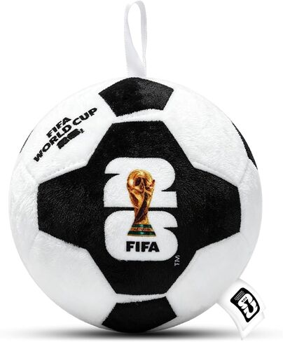 MESUCA FIFA World Cup 2026 Soccer Ball Plush for Kids, Official 4.7 Inch Soccer Plush Pillow Toy, World Cup 2026 Merchandise in Saudi Arabia