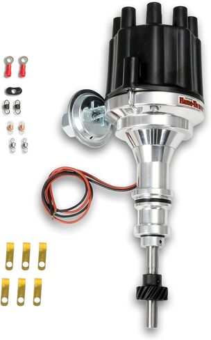 Pertronix D130701 قاذف اللهب التوصيل والتشغيل فراغ مقدما غطاء أحمر البليت الموزع الإلكتروني مع تقنية Ignitor II لكتلة فورد الصغيرة in Saudi Arabia