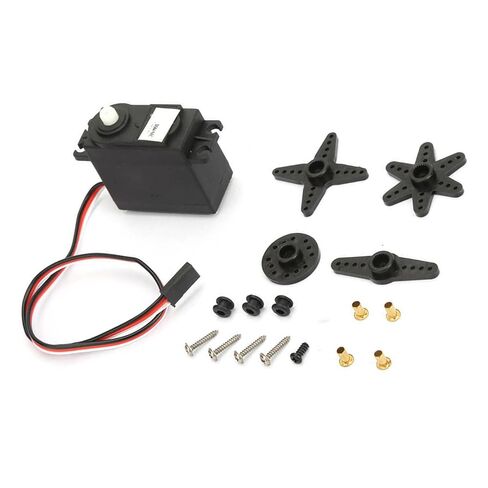 DS04-NFC 360 Degree Servos DC Geared Motor, Continuous Rotation Lightweight Micro Servo Black for RC Vehicles in Saudi Arabia