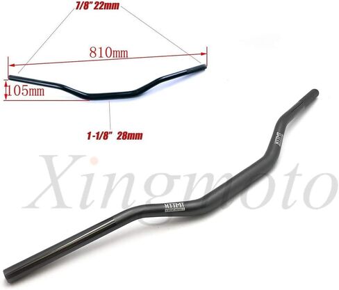 Replacement of 1 1/8" Fat Bar 28MM 7/8" Handlebar Handle bars Motorcycle MX Motocross Gray in Saudi Arabia