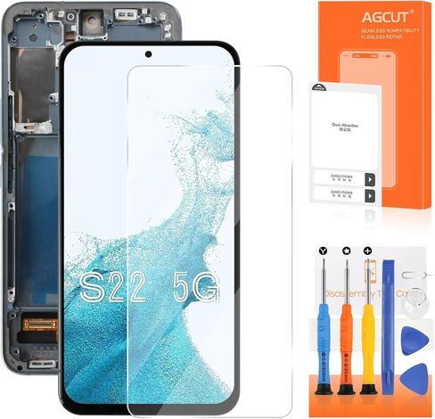 لهاتف Samsung Galaxy A23 5G شاشة LCD بديلة لهاتف Samsung A23 5G شاشة LCD SM-A236B SM-A236U LCD محول رقمي شاشة تعمل باللمس مجموعة إصلاح التجميع باللون الأسود مع إطار مع أدوات وزجاج مقسى in Saudi Arabia