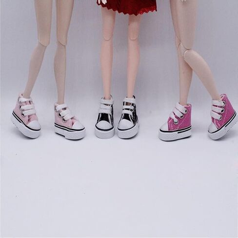 1 Pair Mini Fingerboard Skate Shoes - Red Realistic Tiny Shoes for Finger Breakdance, 3.5cm/1.37in in Kuwait