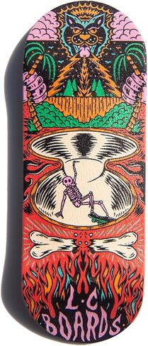 LC Boards Fingerboard 98X34 Bones with Foam Grip Tape in Saudi Arabia