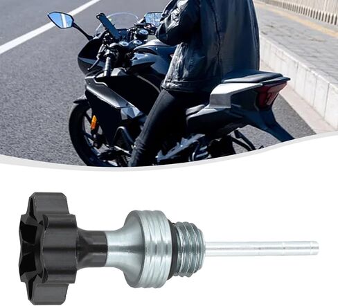 Aluminum Engine Oil Dipstick Cap for Scooter for Motorcycle, Crankcase Oil Level Gauge, for CNC Machined, for Red/Blue/Black/Gold/Silver in Saudi Arabia