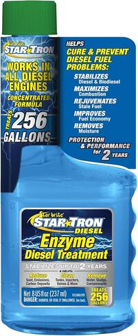 Star Tron Super Concentrated Diesel Formula - Enzyme Fuel Treatment for Enhanced Engine Performance - 1 Oz Treats 32 Gallons - Stabilize & Rejuvenate Diesel, Biodiesel & All Regular Gasoline in Kuwait