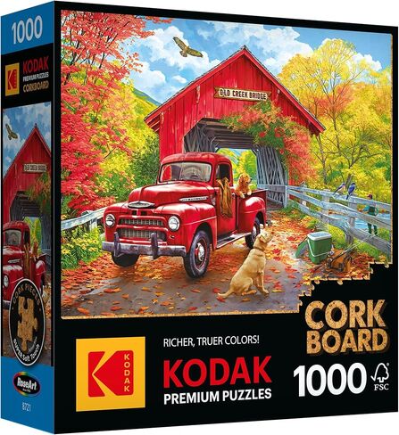 RoseArt - Kodak Premium Cork - Coffee - 1000 Piece Jigsaw Puzzle for Adults in Saudi Arabia