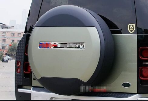 ABS Pangea Green Spare Tyre Tire Cover Fits for Land Rover Defender 90 110 2 Door 4 Door 2020 2021 2022 2023 2024 2025 in Saudi Arabia