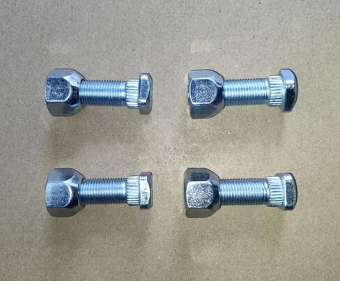 4pcs Front Wheel Hub Lug Bolts or Rear Brake Drum Studs with 1/2-20 Thread Lug Nuts Replacement for Many EZGO G/E Golf Carts 1982+ in Saudi Arabia