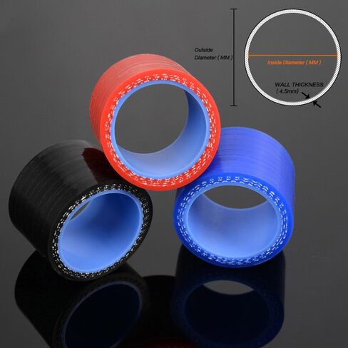 Silicone Radiator Hose Kit with Stainless Steel Clamps compatible with Mustang Cobra Shelby 289-302, 1964 1965 1966 1967 1968 in Saudi Arabia