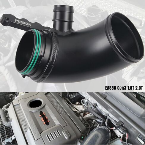 أنبوب مدخل توربو عالي التدفق لسيارة VW Golf GTI Golf R MK7 MK7.5 ولأودي A3 S3 8V TT TTS EA888 Gen3 1.8T 2.0T، كوع مدخل توربو من الألومنيوم لـ IS12 IS20 IS38 IHI Turbo، ترقية MQB in Kuwait