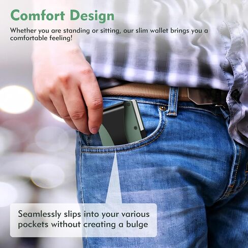 Minimalist Wallet for Men with Aluminum Money Clip Wallet, Slim Credit Card Holder for RFID Blocking, Mens Minimalist Metal Wallets for Men & Women Slim Anti-scratch (black) in Saudi Arabia