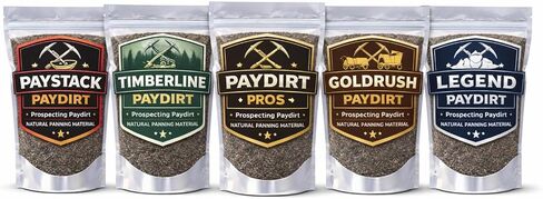 Gold Paydirt for Gold Panning Real Gold Bearing Prospecting Dirt, Mining Concentrates for Gold Panning Kits in Kuwait
