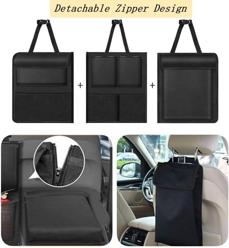 Car Trunk Organizer, Detachable Car Backseat Hanging Organizer with 7 Large Storage Pockets, Collapsible Back Seat Organizer Car Interior Accessories for SUV, Van, Jeep in Saudi Arabia
