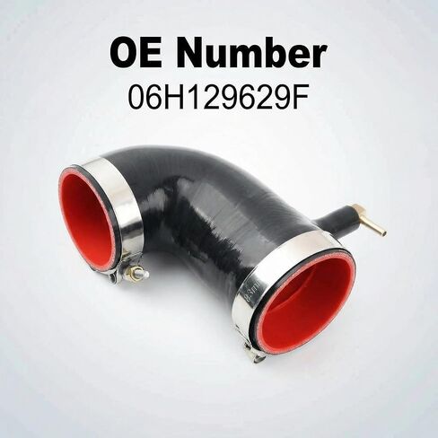 Silicone Turbo Intake Pipe Fit for Audi A4 allroad quattro 2010-2016 / A4 S4 2013-2015 / A4L 2009-2016 / A5 S5 2012-2016, 2.0 1.8 Tfsi 06H129629F in Saudi Arabia