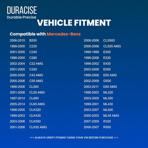 DURACISE Crankshaft Position Sensor Compatible with Mercedes-Benz C230 C240 C320 C32 E320 E430 E500 E55 ML320 ML350 ML500 S430 S500 S600 CL500 CLK320 & Dodge Sprinter & Freightliner Sprinter 2500/3500 in Kuwait