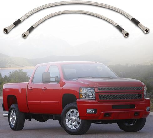 خراطيم خزان الوقود غير القابل للصدأ لسييرا سيلفرادو 2500HD 3500HD 6.6L Duramax 2001-2010 استبدال 15167372 15077513 in Kuwait