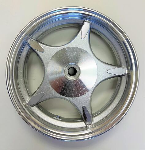 New 50cc - 100cc 10" Rear Drum Rim Chinese Scooter 19 splines, 5 spoke, aluminum rim, MT2.50x10, tubeless rim in Saudi Arabia