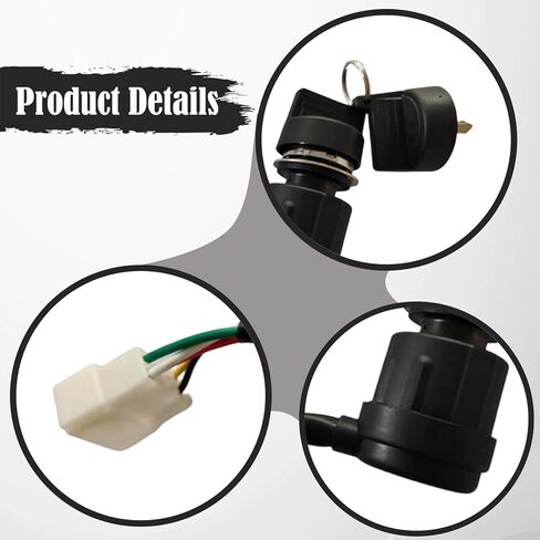 Ignition Switch Small Excavators Switch Ignition Switch for Small Excavators Mini Excavators Accessories Attachment Replacement Metal in Saudi Arabia