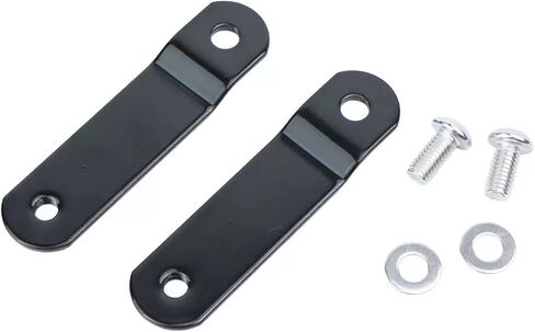 طقم رفع خزان الغاز 28-76 مم متوافق مع Sportster Iron XL 883 1200 مخصص Superlow ثمانية وأربعين دعامة رفع معدلة (أسود 76) in Kuwait