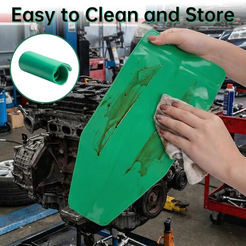 Flexible Funnel Oil Change Tool Set - Reusable Foldable Bendable Spill-Free Flexible Oil Funnels for Automotive Use, Magnetic Oil Drain Plug Removal Tool, Oil Change Tools for Car, Truck, Motorcycle in Saudi Arabia