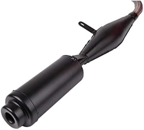 Flexible Exhaust Muffler Pipe for 2 Stroke 49cc 60cc 66cc 80cc 100cc Motorized Bike, Gas Pocket Bike & Dirt Bike Engine Parts (Black) in Saudi Arabia