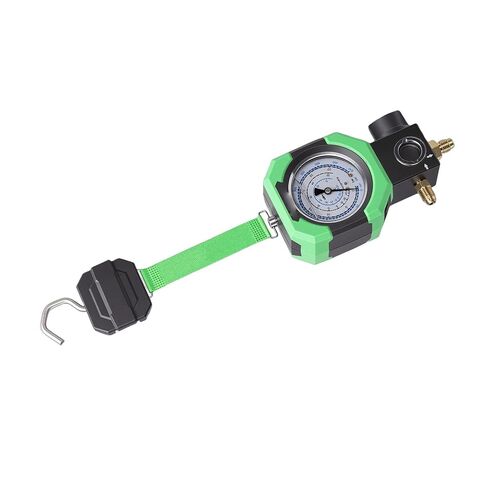 Fafeicy HVAC، أداة شحن بصمام مزدوج مع منفذ USB من النوع C وإضاءة LED، لمبردات R410 R22 R32، نطاق ضغط 0 500 رطل لكل بوصة مربعة، بطارية قابلة لإعادة الشحن 1500 مللي أمبير في الساعة in Kuwait