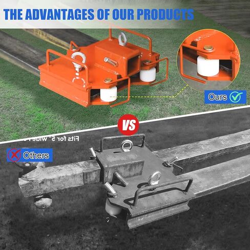 Heavy Duty Forklift Trailer Hitch Attachment, 6500LBS Towing Capacity 2" Receiver, Compatible with Dual Pallet Forks, Fork Mounted Tow Hitch for Warehouse, Construction, Farm & Industrial Use in Saudi Arabia