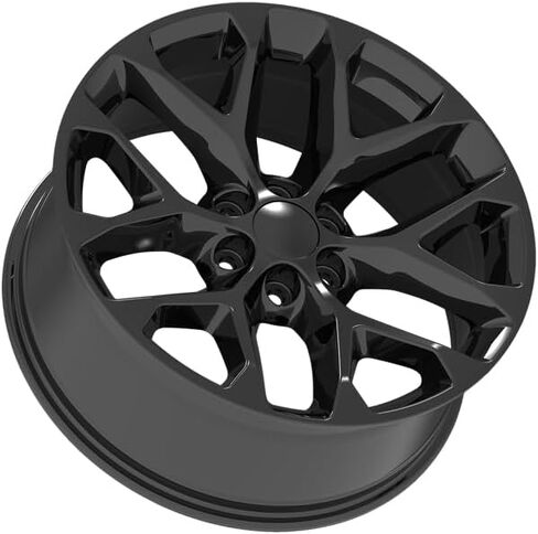 176B Snowflake Gloss Black 20x9 6x5.5 24mm (176B-2098324) in Saudi Arabia