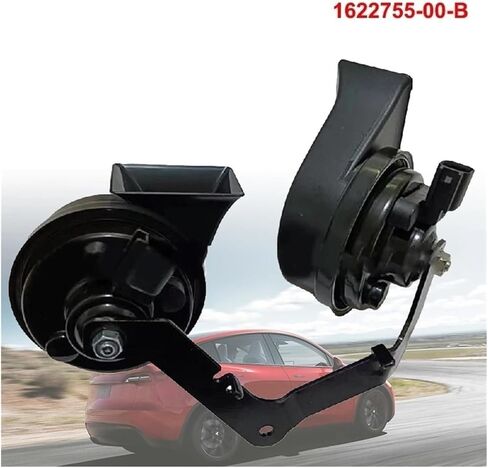 1622755-00-B الأحدث المتوافق مع طراز تسلا Y Air الكهربائي بصوت عالٍ للغاية بوق الحلزون صافرة مزدوجة ملحقات السيارة in Kuwait