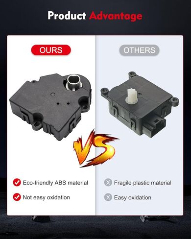 cciyu A/C HVAC سخان مزيج الباب المحرك ومحرك إعادة التدوير مع OEM 604-120 89018373 52474795 89018678 - بديل مباشر لـ GMC Sierra / Yukon، لـ Isuzu Ascender، لـ Oldsmobile Bravada in Kuwait