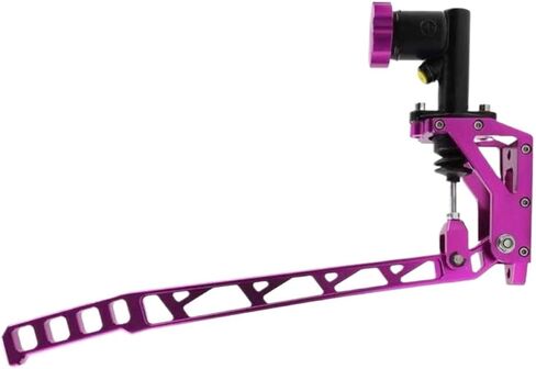 Hydraulic Hand Brake Compatible With Drift Cars Racing Vehicles Replacement For Aluminum Hydro E-Brake Brake System Handbrake Long Level Gear Kit Purple in Saudi Arabia