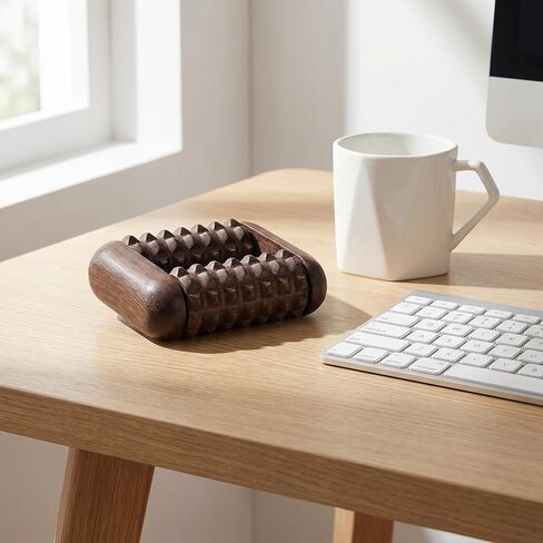 Wood Little Ouchies Dual Roller Fidget Toy, Wood Hand Massager, Portable Stress and Anxiety Relief Tool for Adults in Saudi Arabia