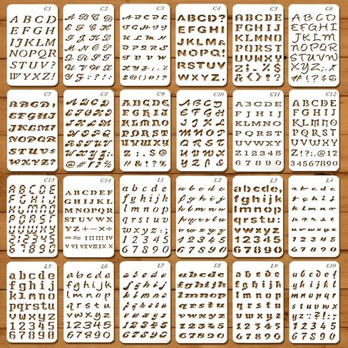 80 Pcs Reusable 3 Inch Stencils for Painting - Nature Designs with Birds, Insects, Flowers & Leaves for DIY Crafts, Wall Art, Wood, Canvas, Home Decor in Saudi Arabia