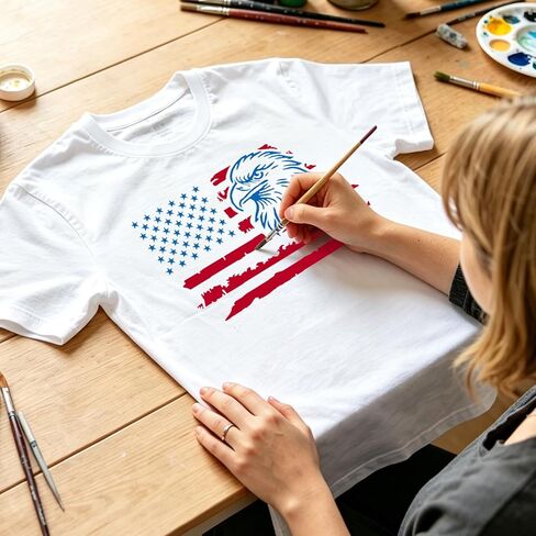 American Flag 250th Anniversary Stencils, Patriotic 50 Star Stencils and 13 Stars 1776 Templates for Painting on Wood, Fabric, Paper, Walls (250th Anniversary) in Saudi Arabia
