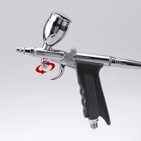 Langlengtec Airbrush Kit Paing Set with 3 Cup Hose and Air Brush Accessories Spray Gun for Art Hobby Model in Saudi Arabia