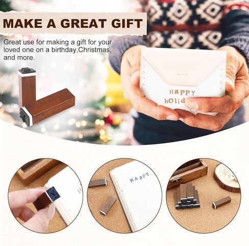 70 Pack Wooden Alphabet Stamps Set, Letter Stamps for Clay & DIY Crafts, Rubber Stamps for Crafting with Letters, Numbers & Symbols, Stamp Set for Scrapbooking, Card Making & Journaling in Saudi Arabia